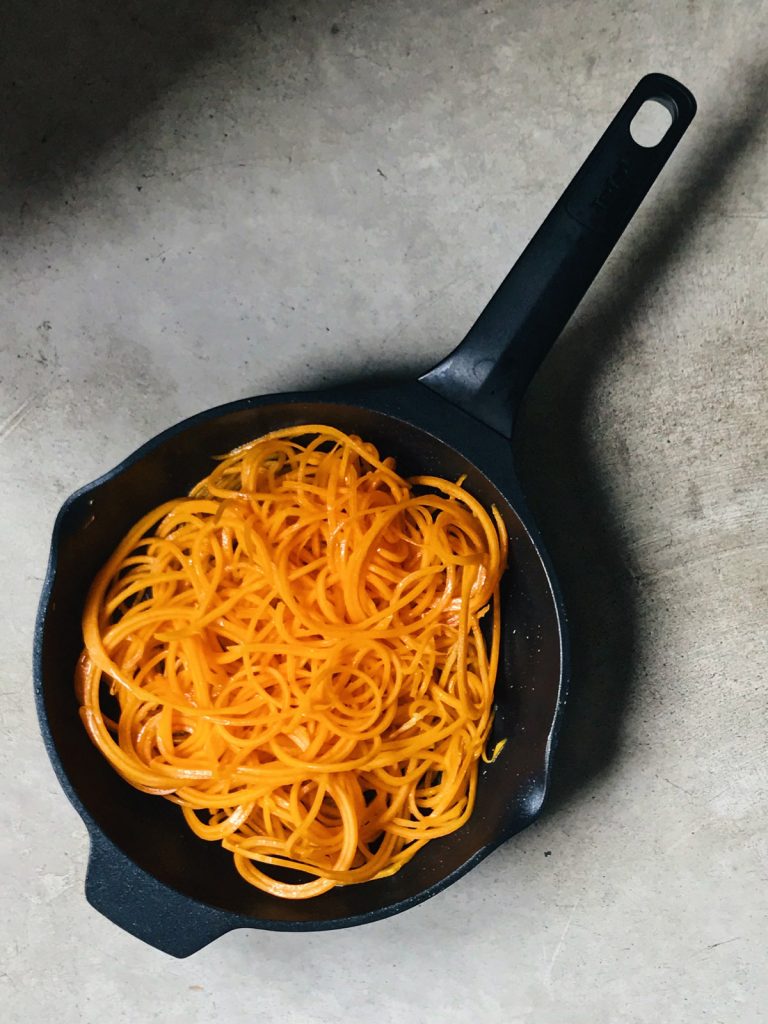 Espaguetis de calabaza