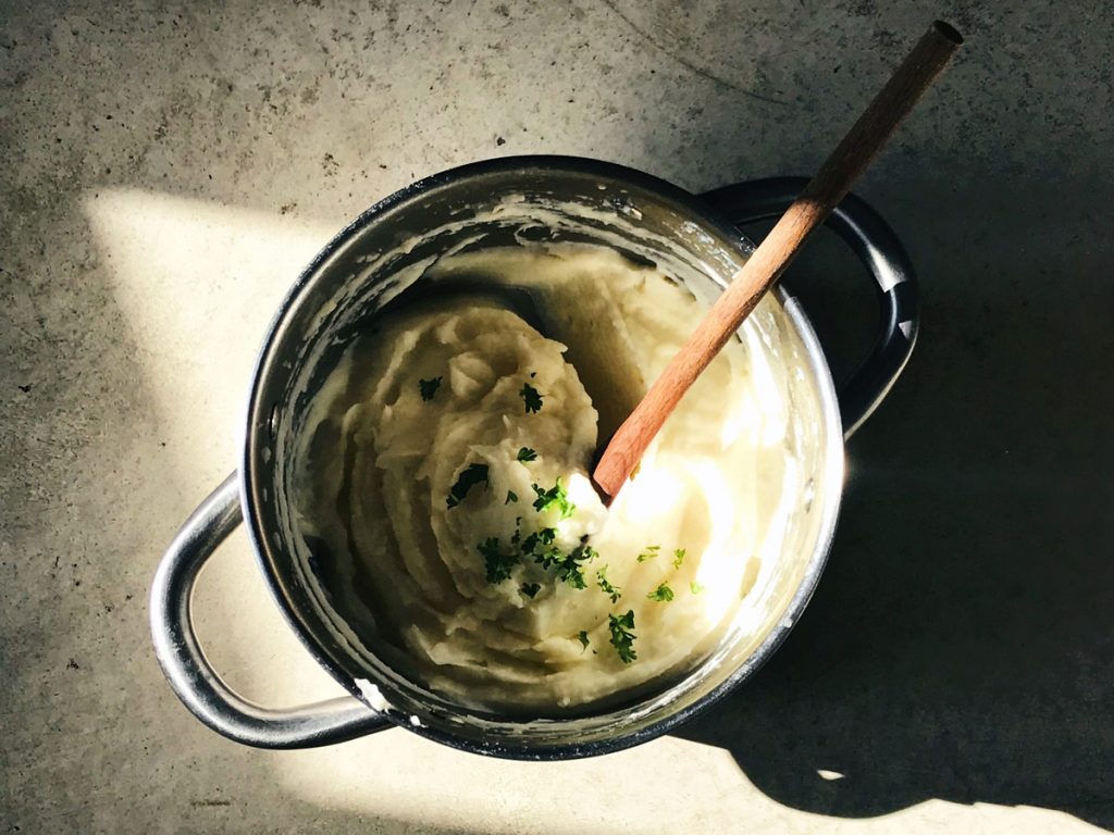 Puré de patatas cremoso