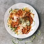 Receta de espaguetis con calabacin